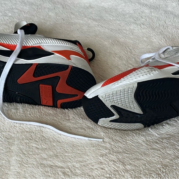 PUMA RS-X,  RS Running System-White Orange & Black - Picture 3 of 3